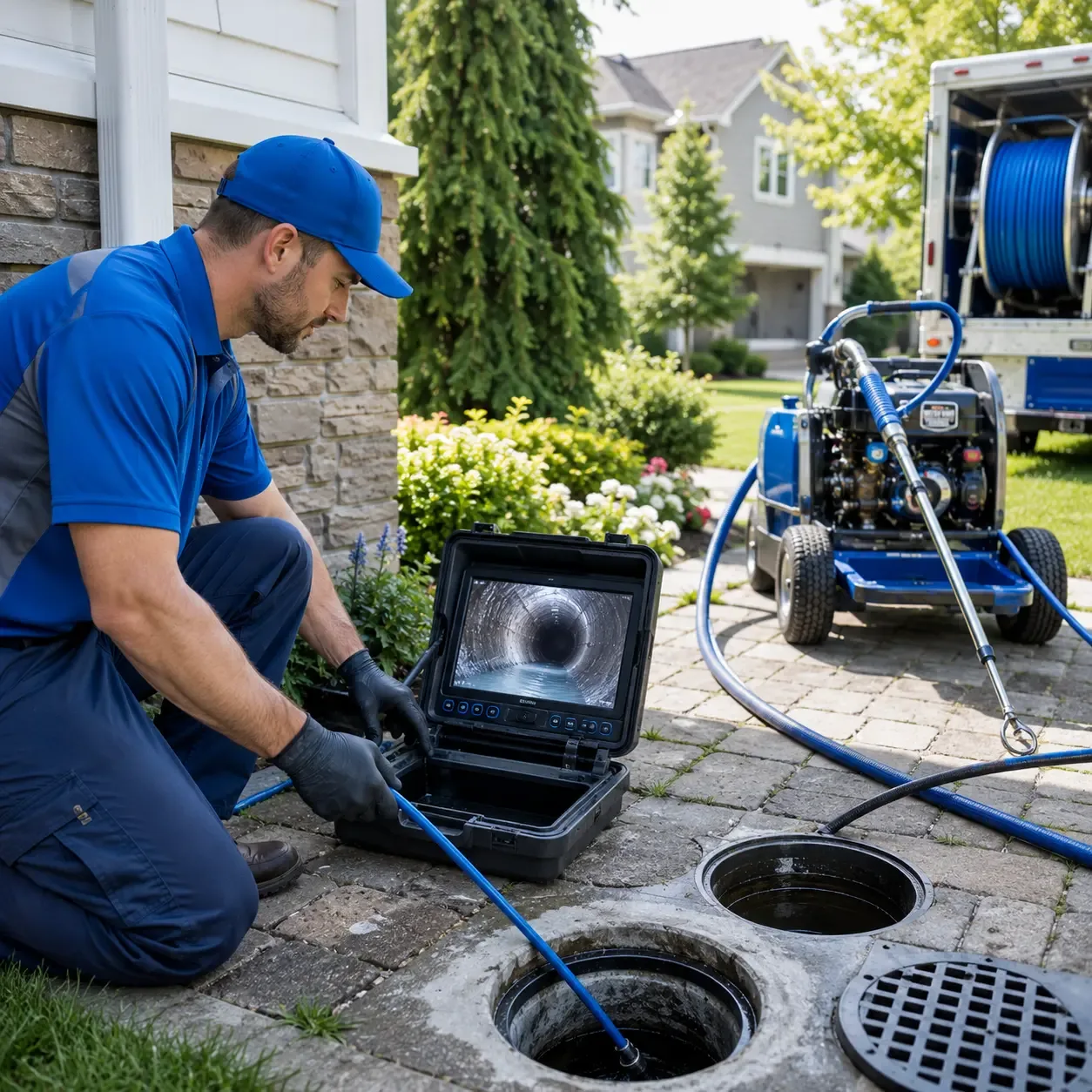 Outdoor drain cleaning professionals serving Brockwell, AR